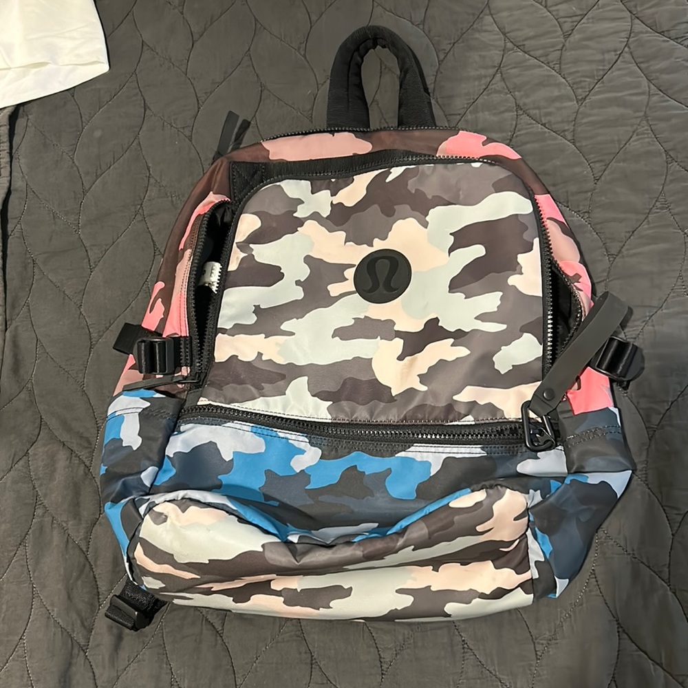 Colorful Camouflage Lululemon Backpack